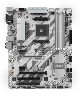 MSI B350 Tomahawk Arctic