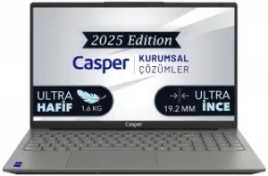 Casper Nirvana X700.1315-8U00T-G-F Intel Core i3-1315U 8GB RAM 15.6 İnç