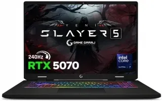 Game Garaj Slayer R9M3D AMD Ryzen 9 9955HX3D RTX 5070 115W