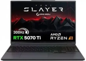 Game Garaj Slayer R9T3D-5070Ti AMD Ryzen 9 9955HX3D RTX 5070 Ti 140W