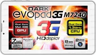 Dark EvoPad M7240 (3G) 512MB RAM 8GB