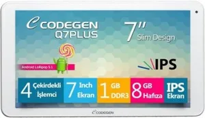 Codegen Q7 Plus 1GB RAM 8GB
