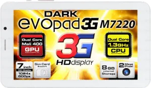 Dark EvoPad M7220 (3G) 512MB RAM 8GB